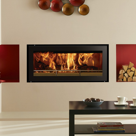 Stovax Studio Edge, inset woodburning stove